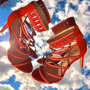 Angel Runway Realness 👼💓✨☁️ red heels
